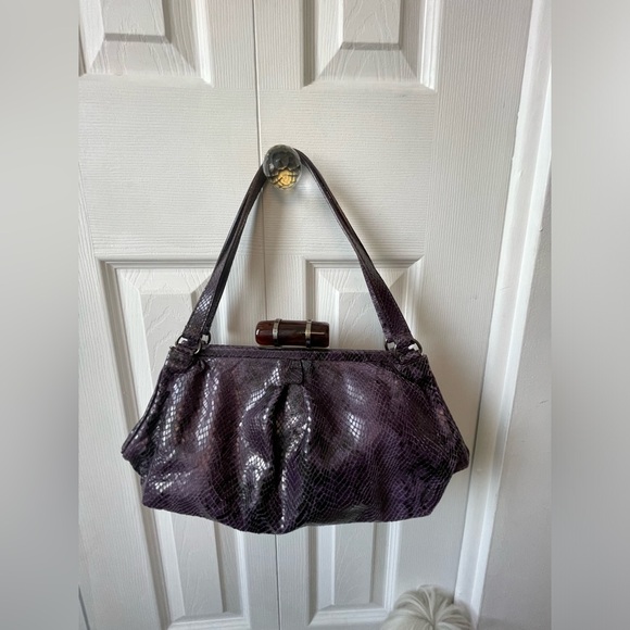 Miu Miu snakeskin bag in purple - Made in Italy - Picture 2 of 6